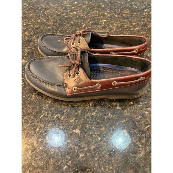 Sperry Men's 2-Eye Boat Shoes Multicolor Size 9.5 Casual Leather - Picture 4 of 8